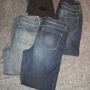Maurices Everflex highrise jeans lot, 12 short